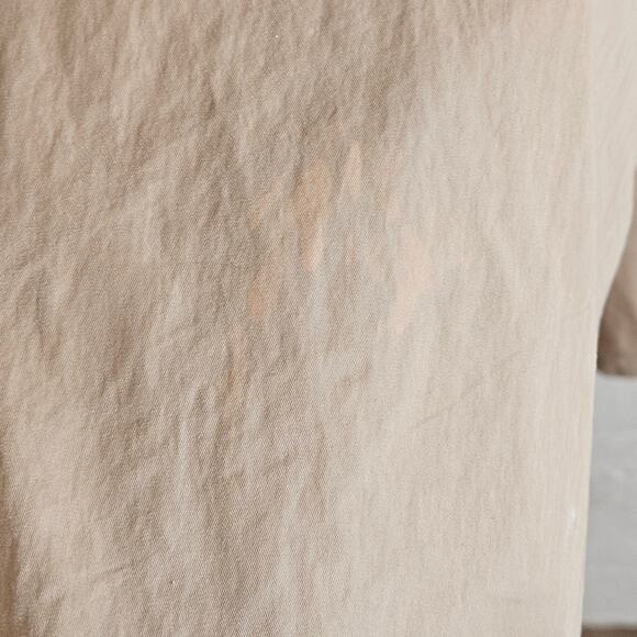 HALSTON Bari Jumpsuit Tan Cargo Pockets Size 8 - Picture 11 of 14